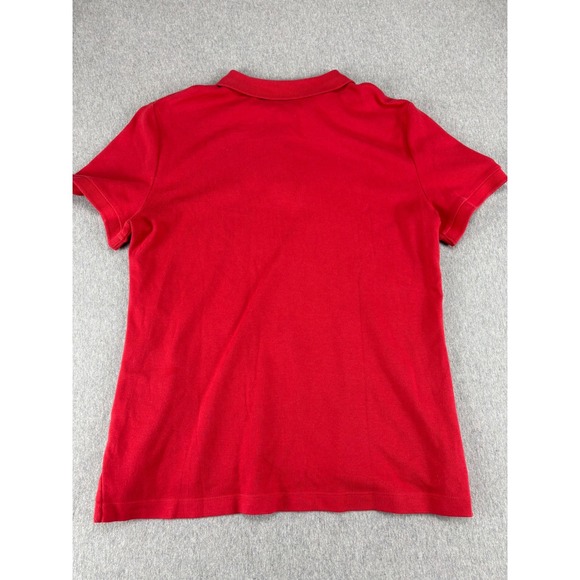 LAUREN Ralph Lauren Polo Shirt Mens L Custom Red Slim Fit Short Sleeve Preppy - Picture 4 of 12